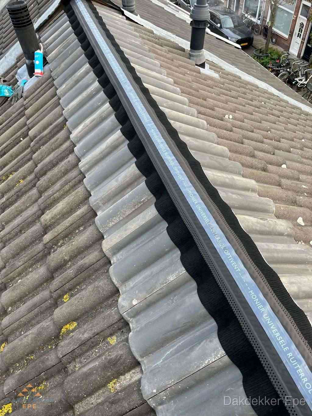 Dakrenovatie plat dak met bitumen dakbedekking in Epe Dakrenovatie plat dak met bitumen dakbedekking in Epe